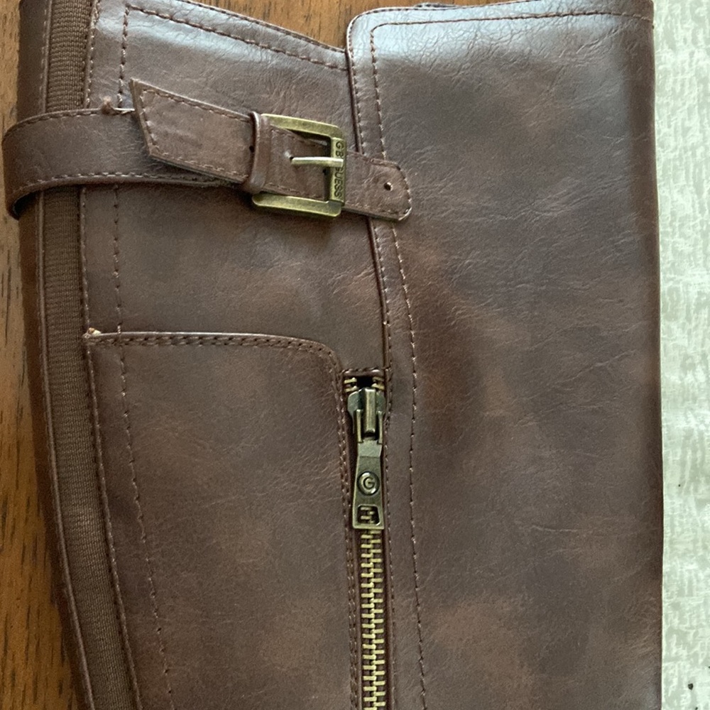 G by Guess Brown leather boots 8.5 EUC - Picture 3 of 7
